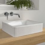 Lavabo Sobre Encimera Lucio Blanco Brillo 41,5X41,5X12 de Art&Bath