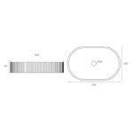 LAVABO SOBRE ENCIMERA MAXIMO NEGRO