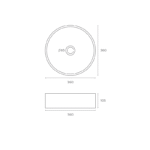 LAVABO SOBRE ENCIMERA LION BRILLO MEDIDAS