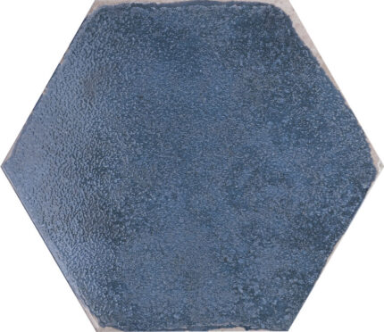OKEN HEXAGON BLUE BRILLO 23,2X26,7